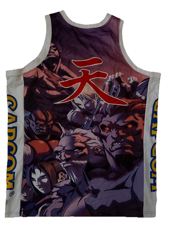Headgear Classics Capcom Street Fighter AOP Jersey 6XL Ryu Ken Bison gallery