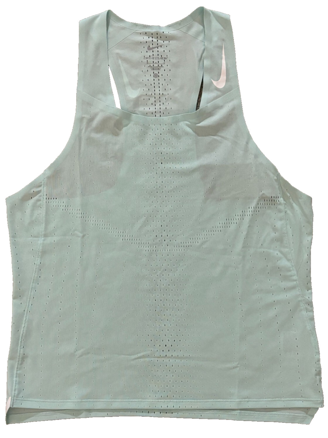 Nike AeroSwift Dri-FIT ADV Running Jade Ice Singlet Size Men's Medium DM4624-346 gallery