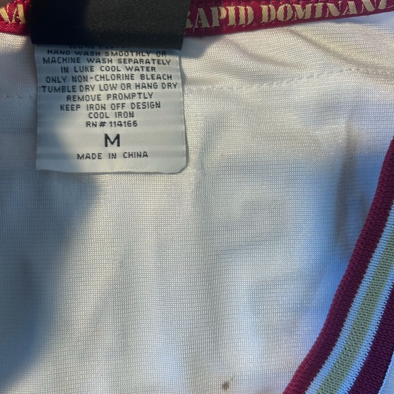 Rapid Dominance USMC Football Jersey White Mesh Military Graphic Medium Y2K gallery