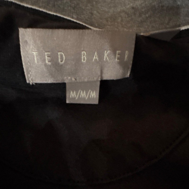 Ted Baker Black Mock Neck Pullover Sweater Long Sleeve Men's M gallery