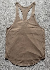 Alphalete Heavy Cotton Core Stringer – Chai – Size L NwoT
