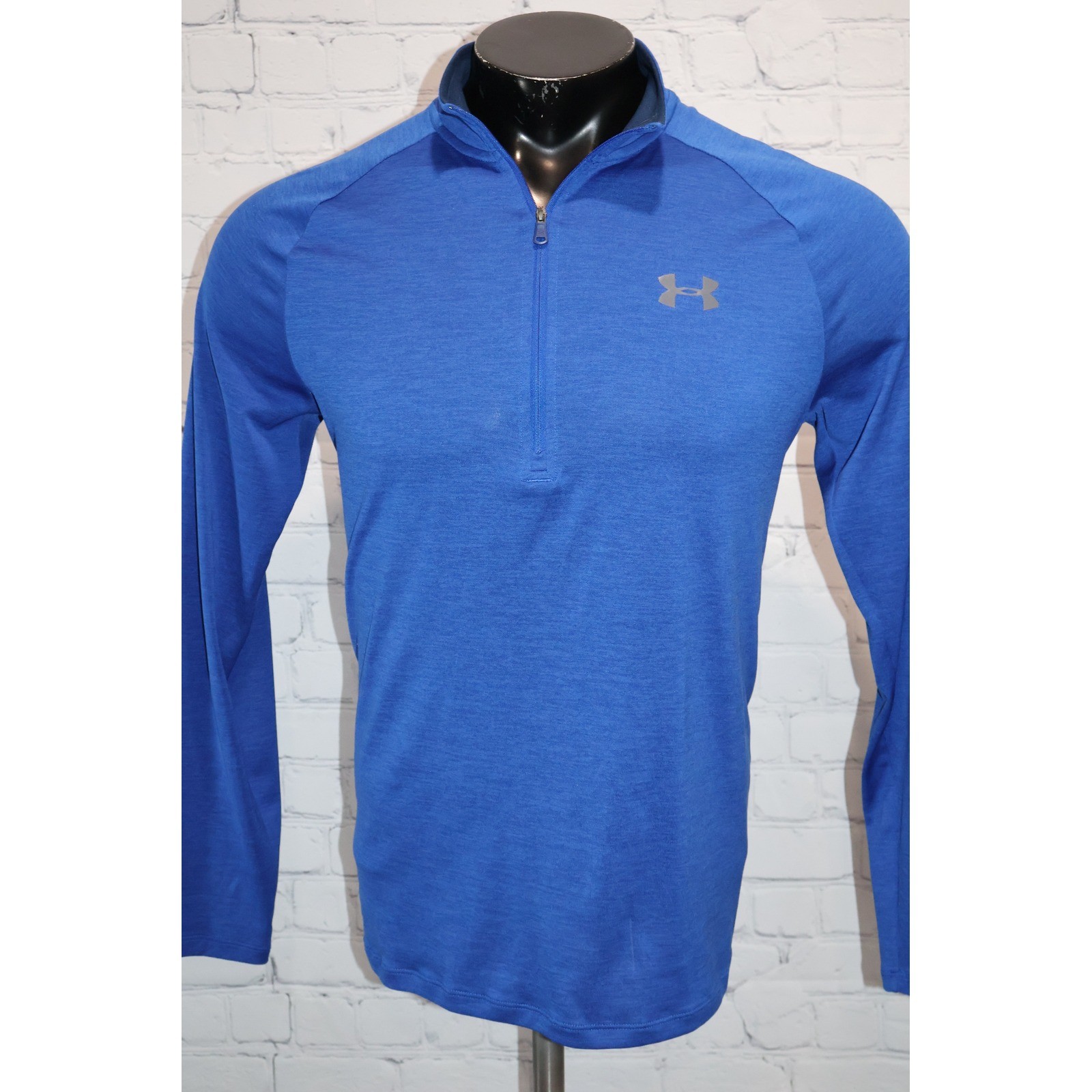 Under Armour Pullover Mens Medium Shirt HeatGear 1/4 Zip Gym Workout Golf Top gallery