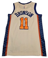 Nike NBA NYC New York Knicks Swingman City Edition Stitched Cream Jersey