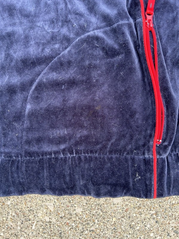 VTG MAURICE MALONE Mo Jeans Co 2 Piece Jumpsuit Set Blue/Red Size 5XL gallery
