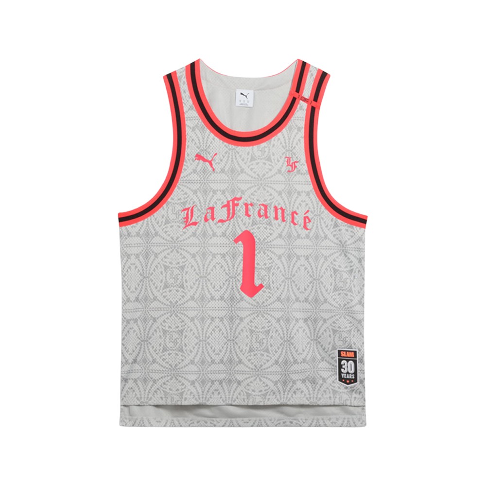 PUMA Hoops X Lafrance Slam Crew Neck Basketball Jersey Mens Size M 63160501 gallery