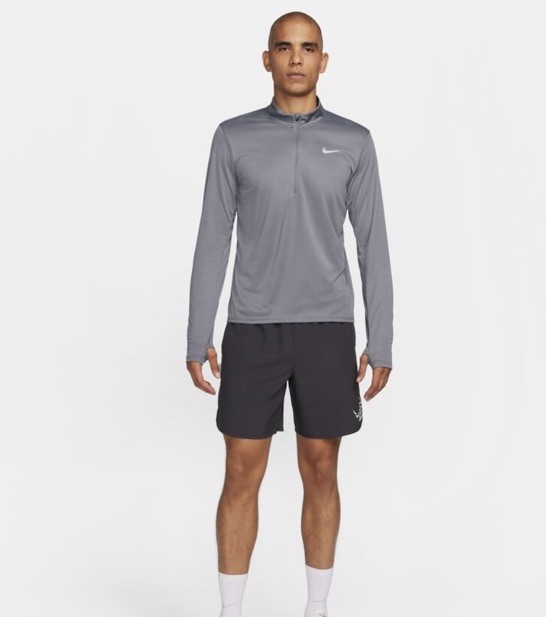 $60 Nike Men’s Pacer Half-Zip Top Running Top Sports FQ2494-Grey-Small-New Tag gallery