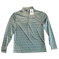 Highlander Beer League 91 Quarter Zip Pullover Green Trees Recycled Shirt M