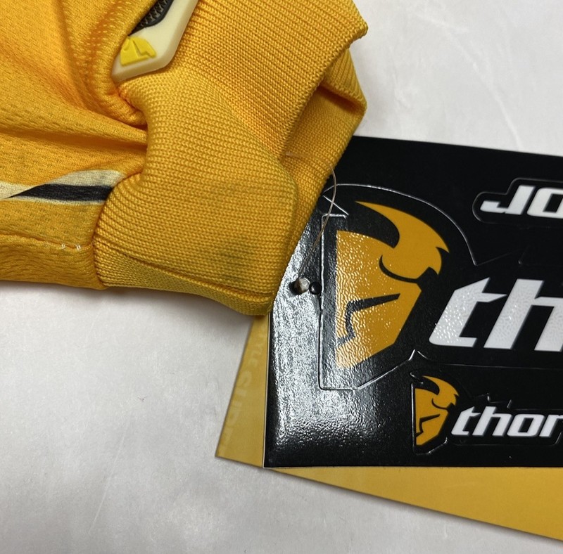 Thor Phase S9 Jersey Citrus Yellow Black Adult Small Motocross MX gallery