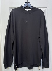 NWT Nike Sportswear Premium Essentials Mock Neck Shirt Black Men’s Medium