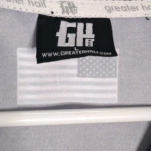 Greater Half Custom Second Amendment Football Jersey "Blackout Edition" Size L gallery
