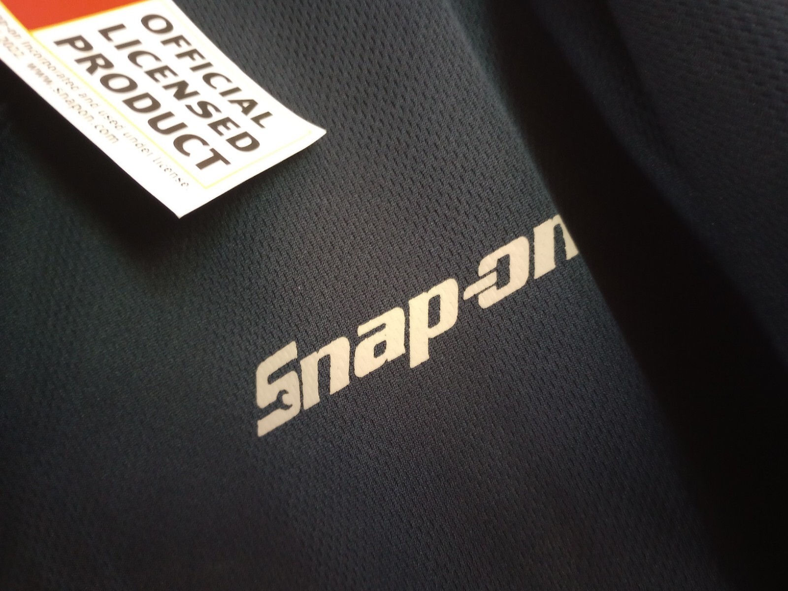 Snap-On Tools Long Sleeve Pullover Shirt Mens Large Navy Blue 100% Polyester gallery