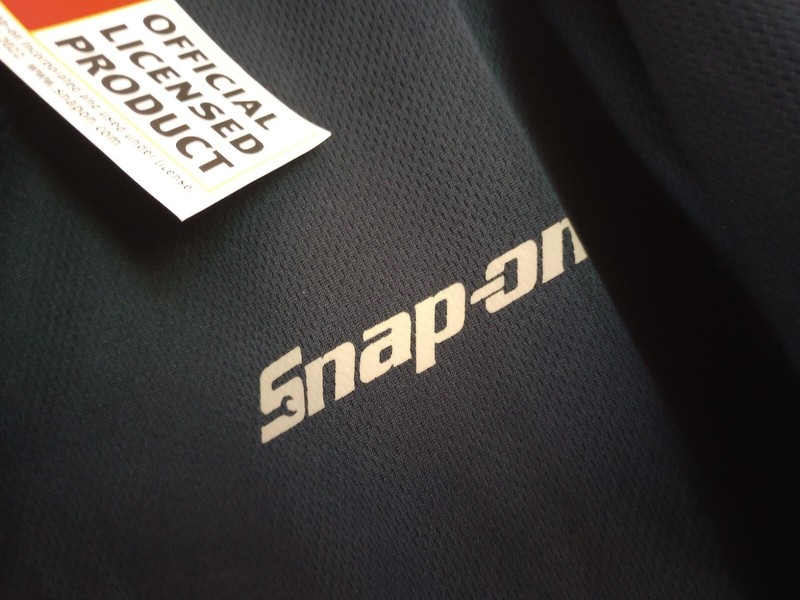 Snap-On Tools Long Sleeve Pullover Shirt Mens Large Navy Blue 100% Polyester gallery