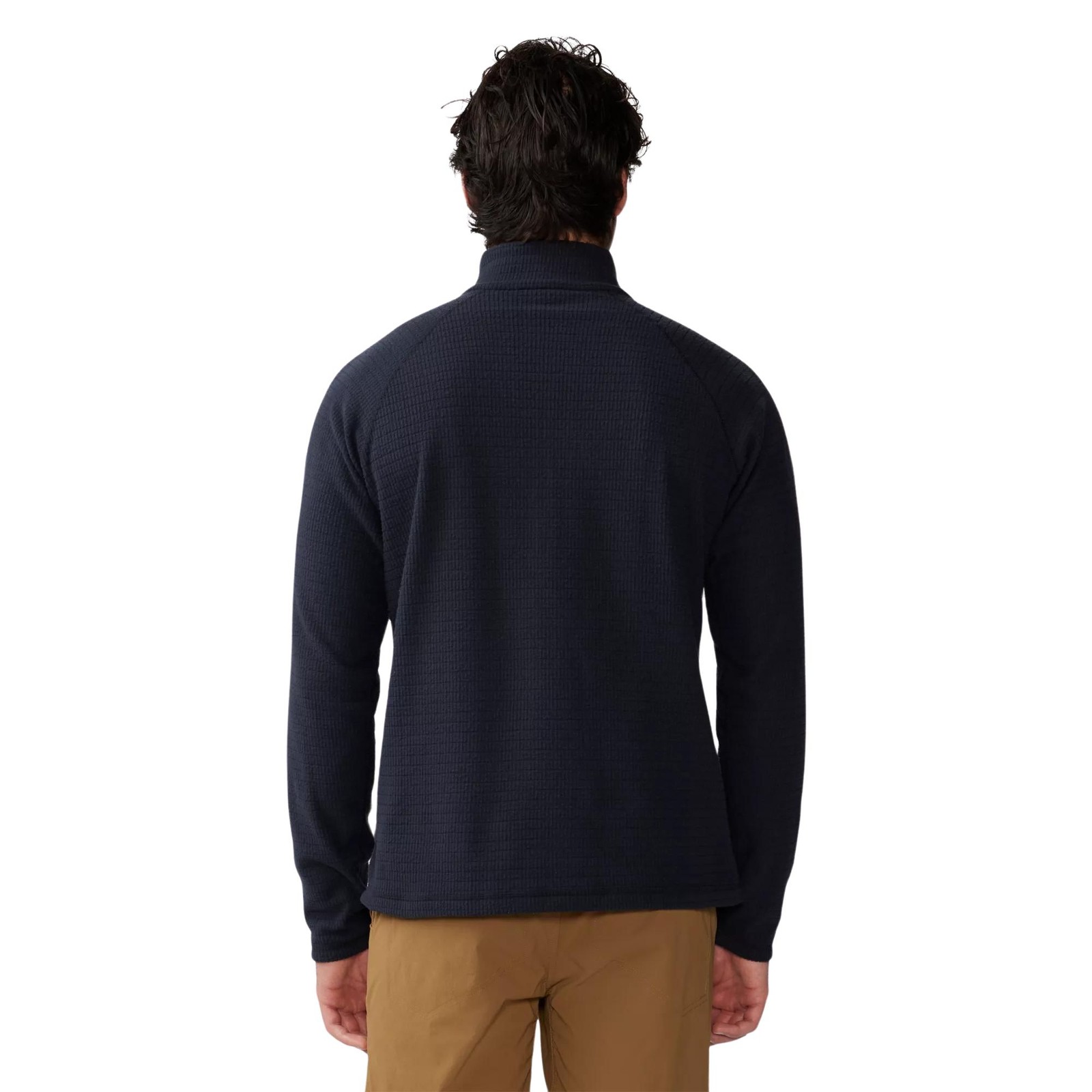 Mountain Hardwear Summit Grid Half Zip Men's Sweatshirt, Black, X-Large gallery