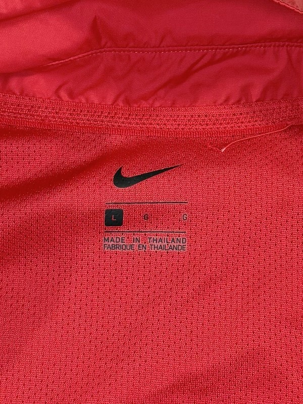 Nike Men’s Red/Blue Colorblock ‘Starting 5’ 1/2 Zip Lightweight Pullover, L gallery
