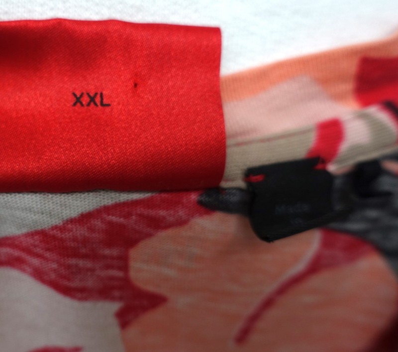 HUGO BOSS RED TAG~MINT!!~RED FLORAL PRINT 100% COTTON MEN'S XXL T-SHIRT gallery