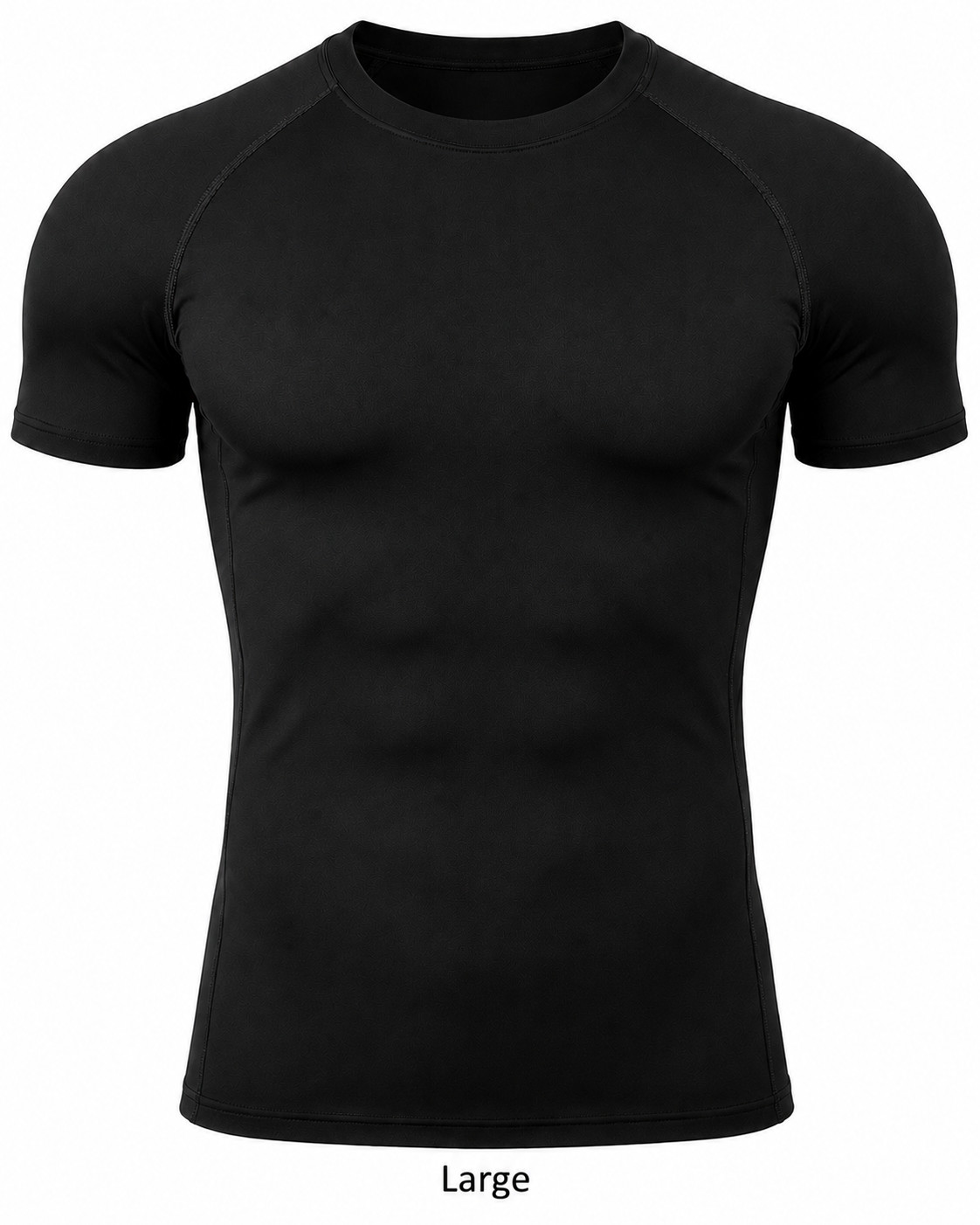 Men's Compression Shirt Short Sleeve Athletic Workout Gym Running Base Layer Tee gallery