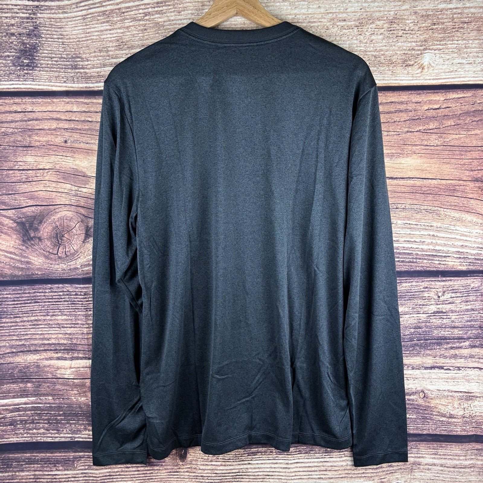 Nike Dri-Fit Legend Men Long Sleeve Shirt Charcoal Grey M DX0993-032 NWT gallery