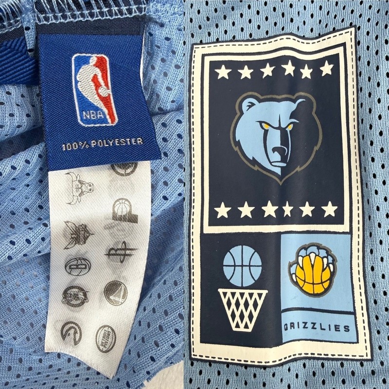 NBA Memphis Grizzlies Reversible Mesh Tank Top Ultra Game Blue Navy Mens Large gallery