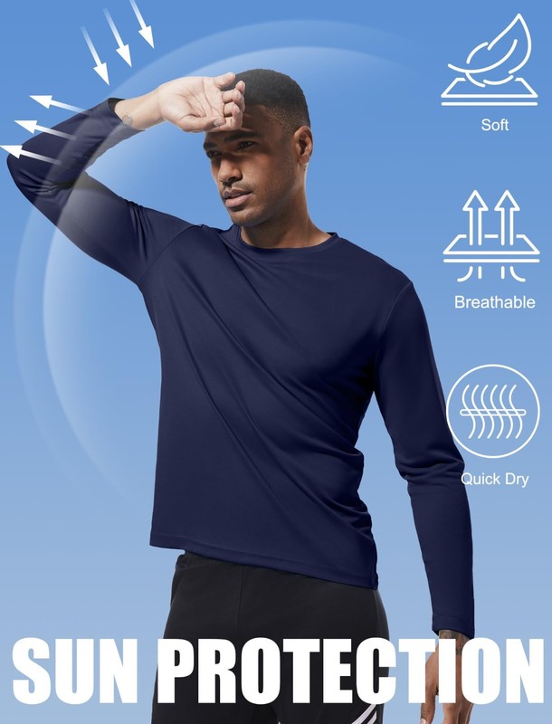 Polera Manga Larga 6 Poleras anti UV Proteccion Solar UPF 50+ SPF Playeras Shirt gallery