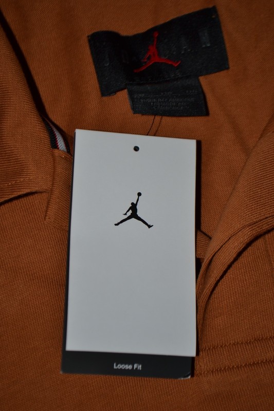 Nike Jordan Essentials Long-Sleeve Rugby Top Brown Men's XXL FV7261 NWT gallery