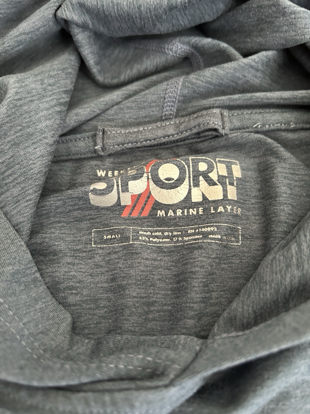 Marine Layer Weekend sport men’s Small Long Sleeve With Hoodie gallery