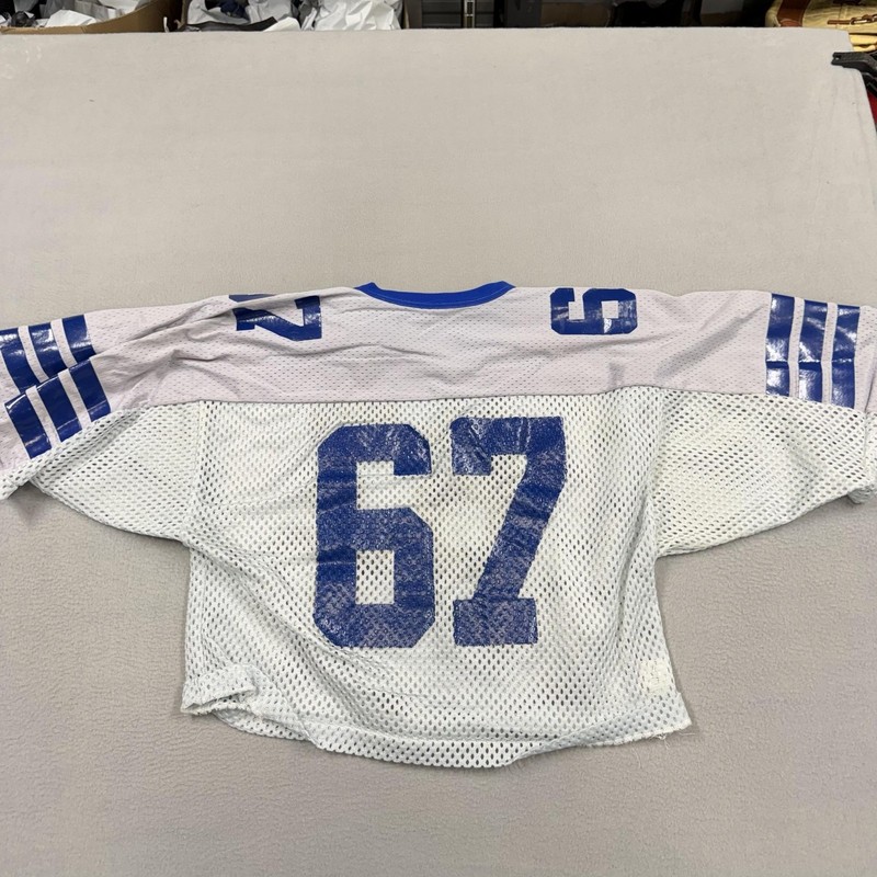 Cohn Athletic Service Co Shirt Mens Large White Mesh 67 Football Jersey Top gallery