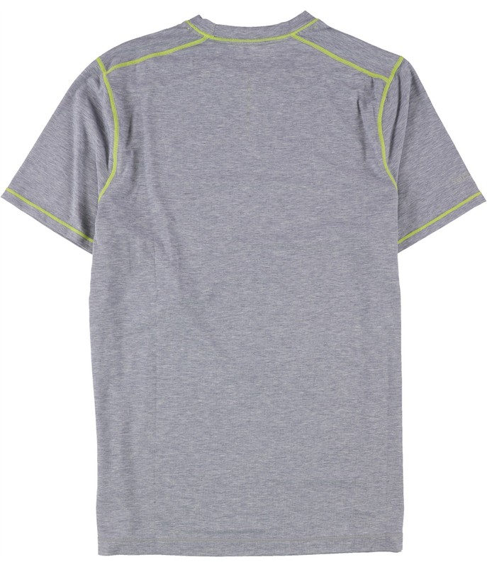 SOLFIRE Mens Tech Basic T-Shirt, Grey, Small gallery