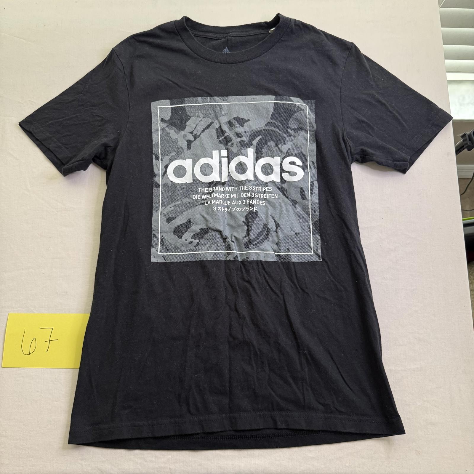 Adidas Amplifier Tee Black Graphic T-Shirt XS gallery