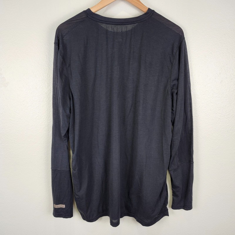 Terramar Base layer Shirt Pants Set Mens XL Wool Blend Gray Waffle Knit Workwear gallery