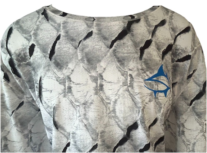 NWT LOCO SKAILZ XL Performance Mesh Fishing Shirt Long Sleeve Thumb Holes EUC gallery