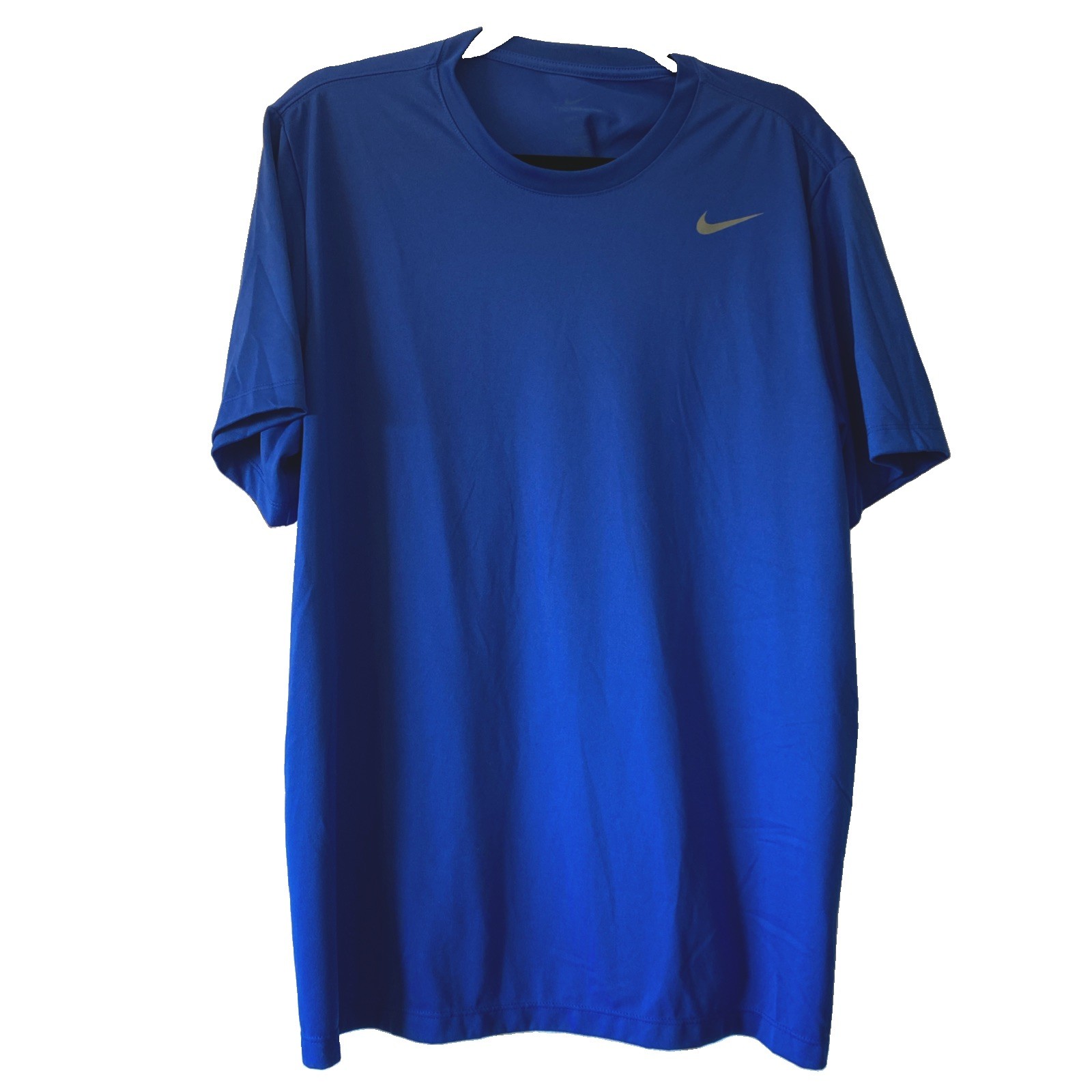 Nike Performance Shirt Mens Size XL Blue Short Sleeve Dri Fit Activewear Outdoor gallery