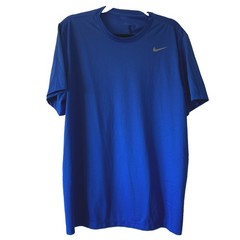 Nike Performance Shirt Mens Size XL Blue Short Sleeve Dri Fit Activewear Outdoor
