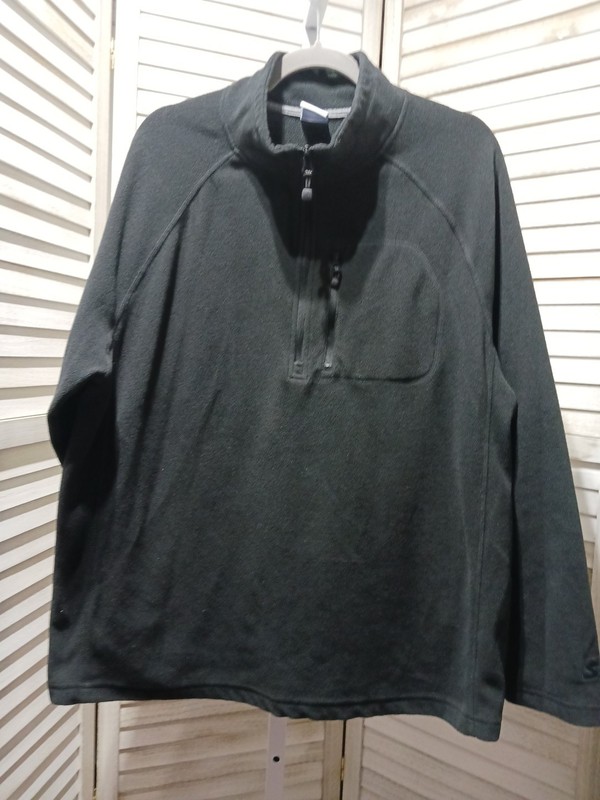 Starter Mens Jacket Size L Black Zip Up Pocket Fleece Lightweight Long Sleeve gallery