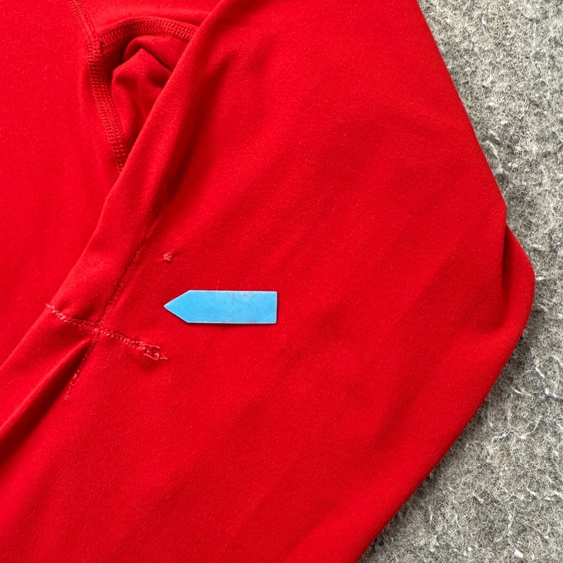 Nike DRI-FIT Element Running 1/2 Zip Pullover Top Men M Red Long Sleeve gallery