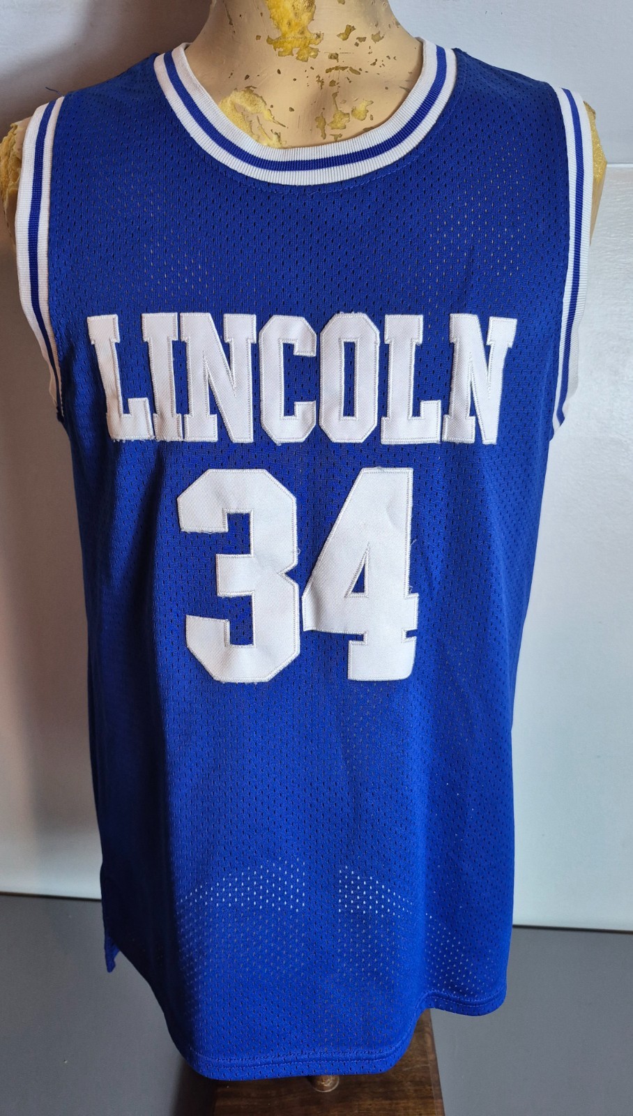 Jesus Shuttlesworth He Got Game Basketball Jersey Mens M Blue White Sewn Custom gallery