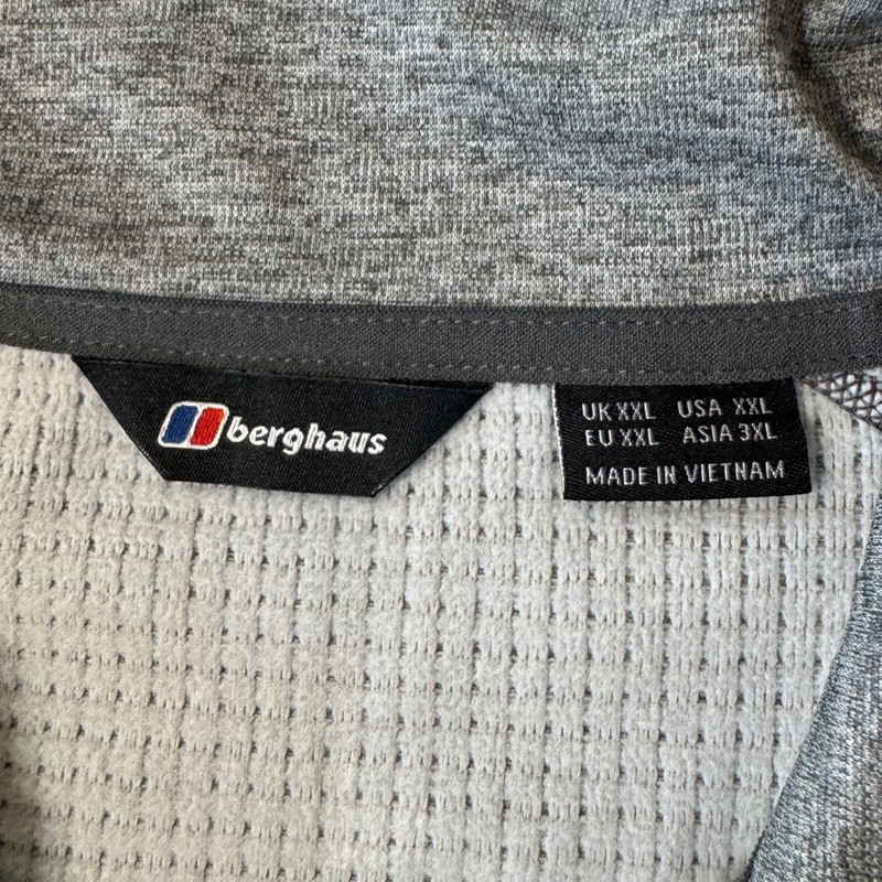 MINT Berghaus 1/4 Half Zip Top Long Sleeve Thermal Pullover Jumper Men's Sz XXL gallery