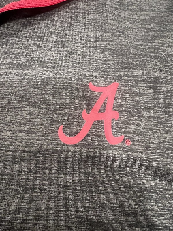 Men's Alabama 1/4 Zip Pullover Colosseum Size Large Gray gallery