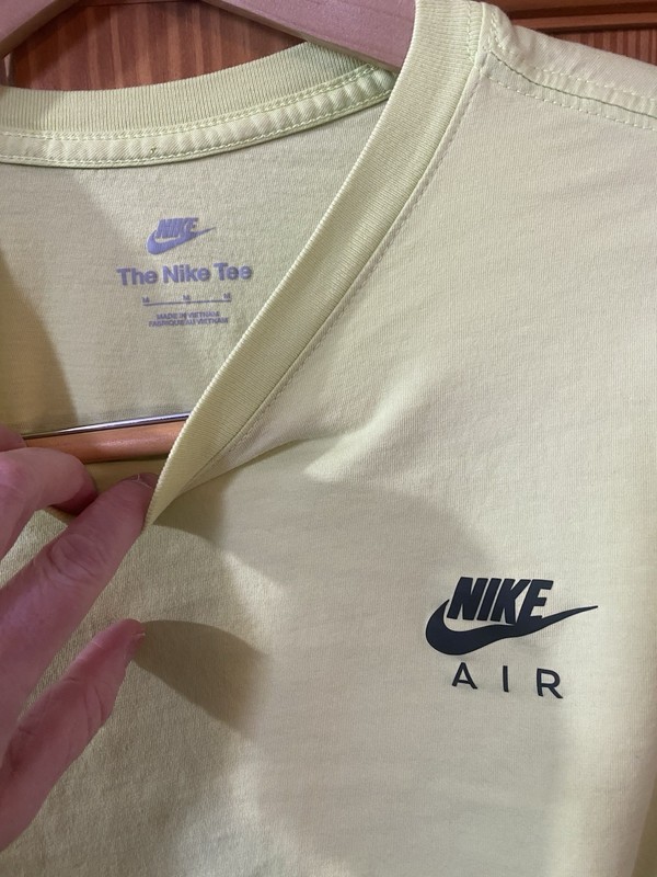 Nike air light fluorescent yellow men’s medium long sleeve tshirt gallery