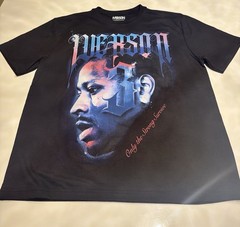 ALLEN IVERSON REEBOK DOUBLE SIDED ZUMIEZ SOLD OUT Black T-Shirt Size XL NEW