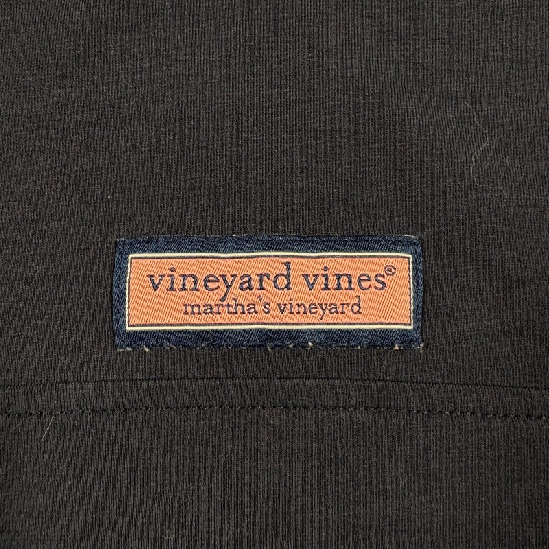 Vineyard Vines Edgartown Shirt Mens XL Black Pima Cotton Stretch Quarter Zip gallery