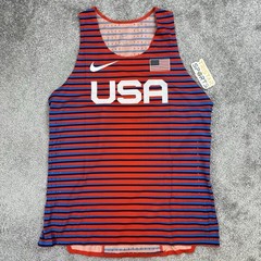 Team USA Nike Pro Elite Running Singlet Men Large Made In USA 2023 Track & Field