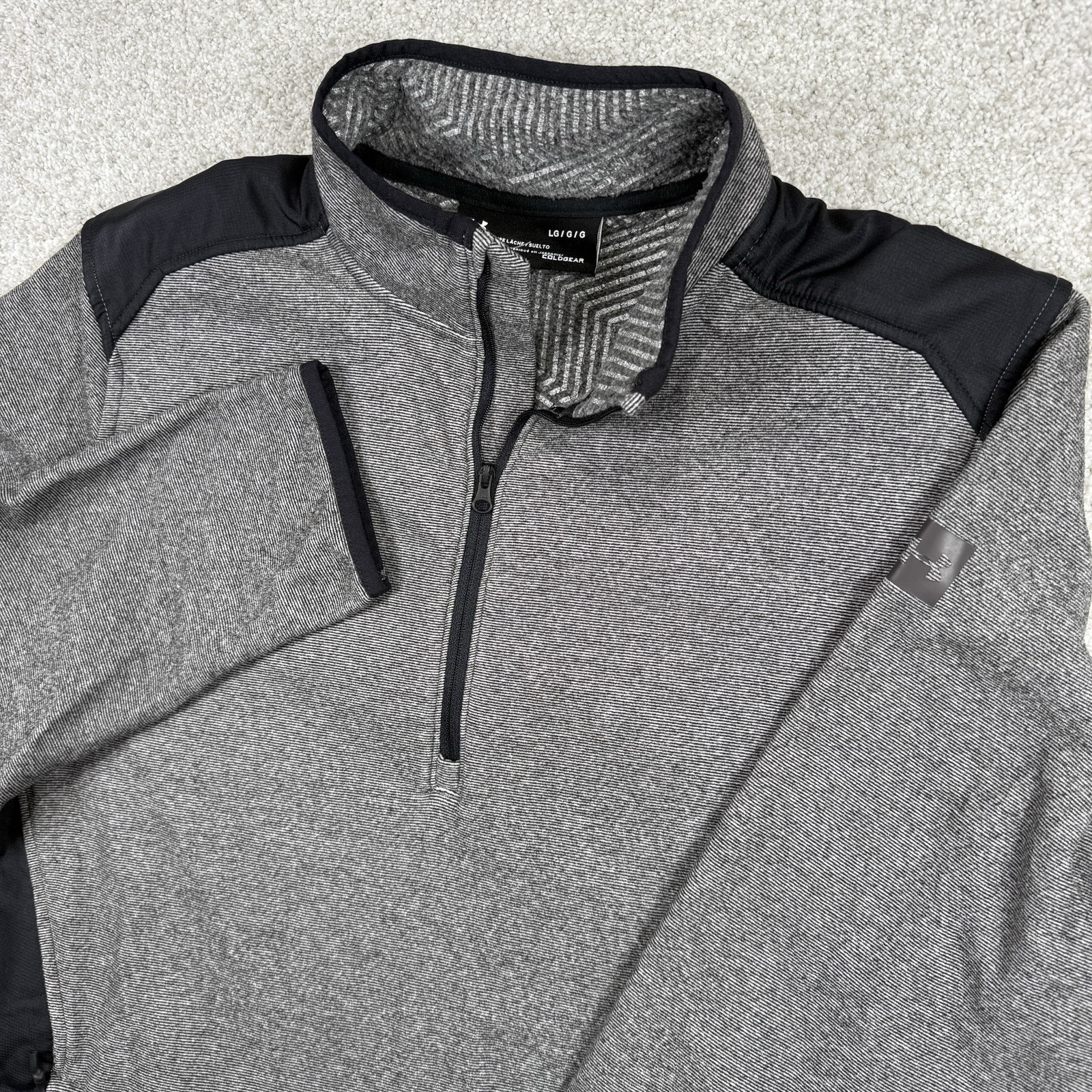 Under Armour Jacket Men's L Gorpcore Cold Gear Infrared Fleece 1/4 Zip gallery