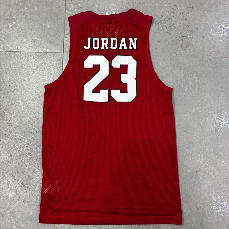 Nike Jordan Basketball Tank Men's S Red Dri-Fit Logo 23 Mesh gallery