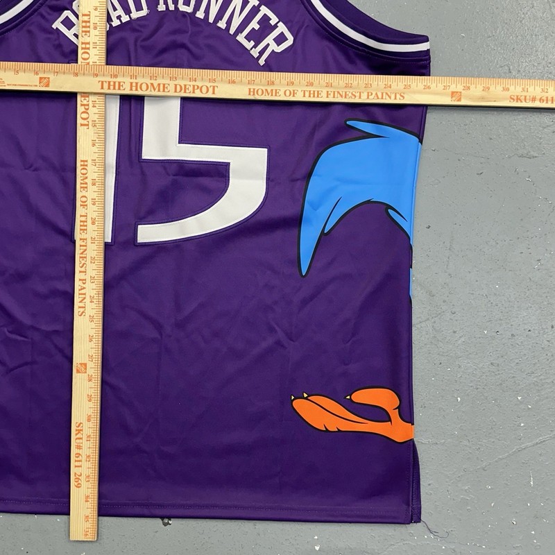 Headgear Classics Road Runner Basketball Jersey Mens 2XL* Sacramento 15 Purple gallery