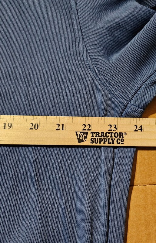 Page And Tuttle Quarter Zip Pullover Ribbed Henley Long Sleeve Shirt Mens Large gallery