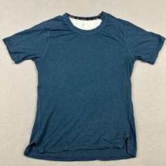 On Running Shirt Men Small Blue Comfort-T Performance Training Short Sleeve S