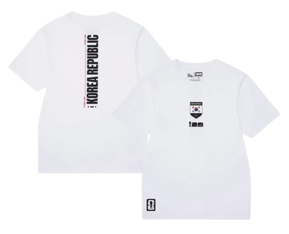 NWT FANATICS 2026 FIFA World Cup South Korea T-Shirts Top White Soccer Fan