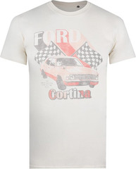 Ford Cortina Men’s T-Shirt Short Sleeve Graphic Top – New