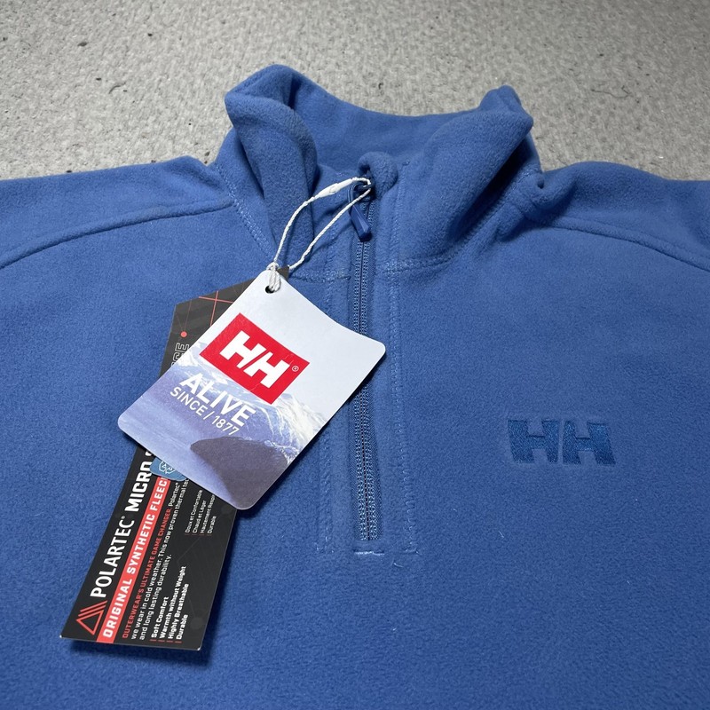 Helly Hansen Pullover Mens Small Blue Polartec Fleece 1/4 Zip ILYA 2024 Sailing gallery