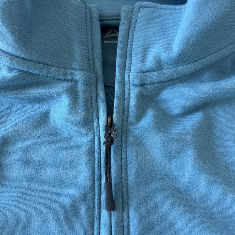 Pebble beach Pullover Mens small Light Blue Quarter Zip Golf Shirt Bermuda sands gallery